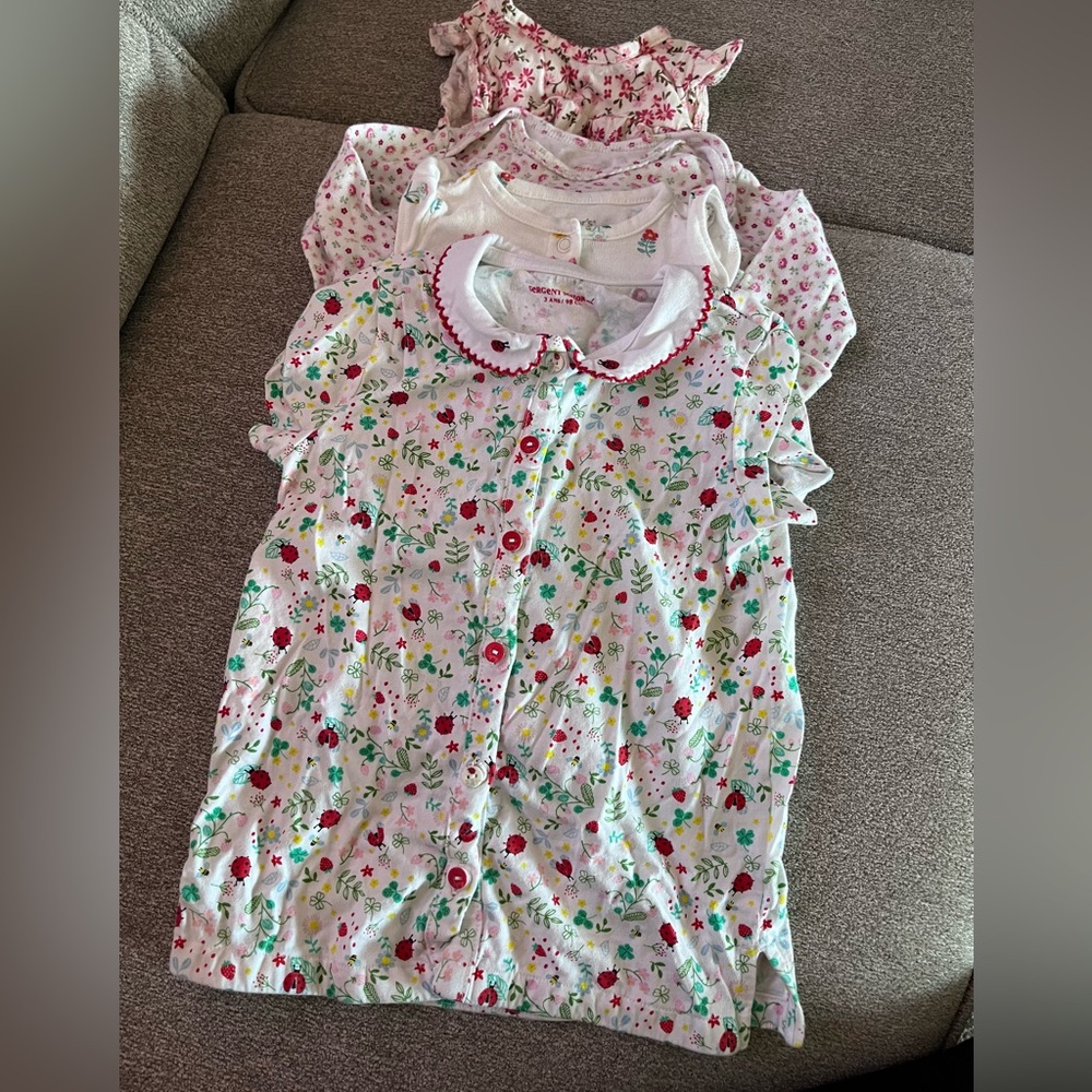 0-3M BABY GIRL FLORAL BUNDLE